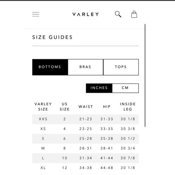 Varley Cream Blue&Black Century Animal Print Leggings Sz.XS - Picture 15 of 16